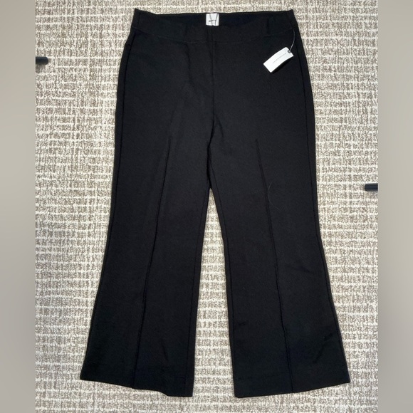Maeve Black Boot Cut Flare Pull-on Pants Sz Lg - Picture 1 of 5